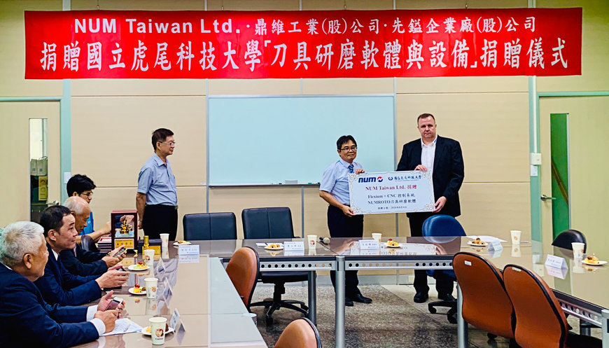 NUM DONATES ADVANCED CNC SYSTEM TO TAIWAN’S NATIONAL FORMOSA UNIVERSITY